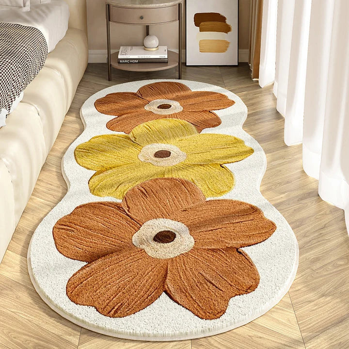BlossomWaves – Soft Designer Rug