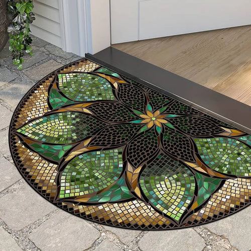 BoldPatch – Geometric Velvet Rug