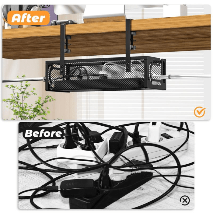 Under-Desk Cable Organizer
