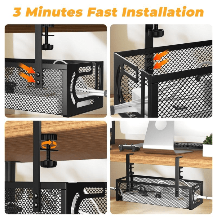 Under-Desk Cable Organizer