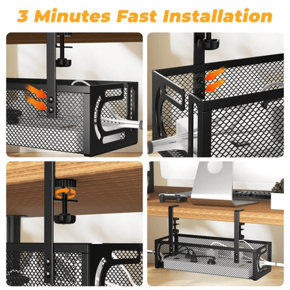 Under-Desk Cable Organizer