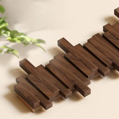 Wooden Coat Rack Wall Mounted Sticks
