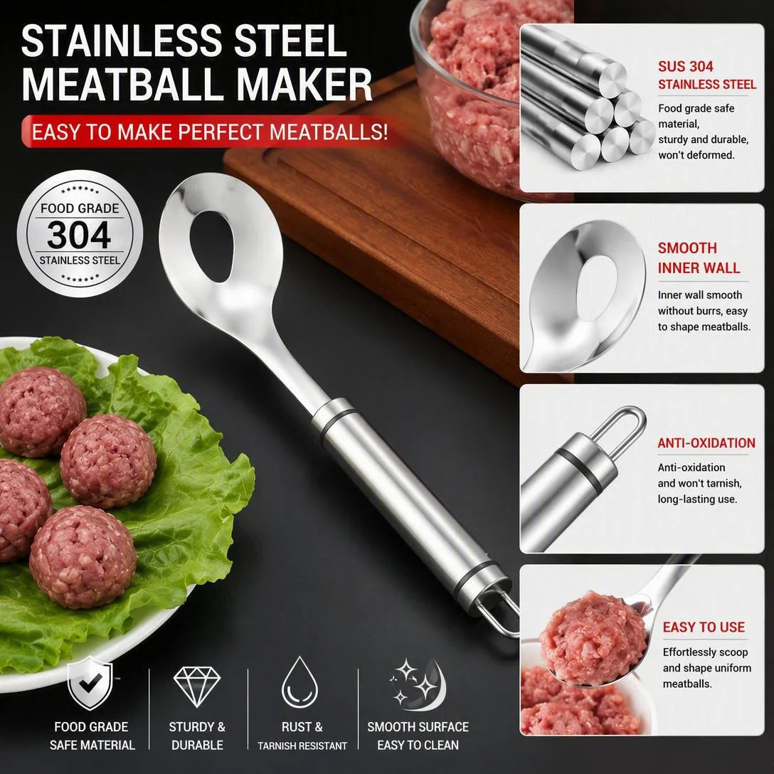 Stainless Steel Meatball Scoop Ball Maker Tool