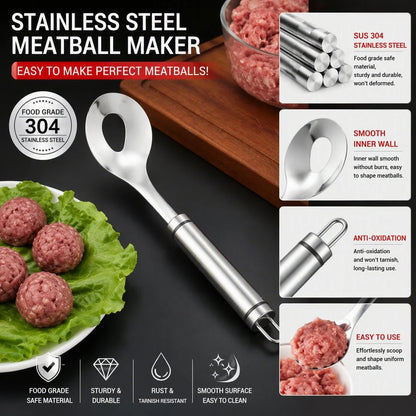 Stainless Steel Meatball Scoop Ball Maker Tool