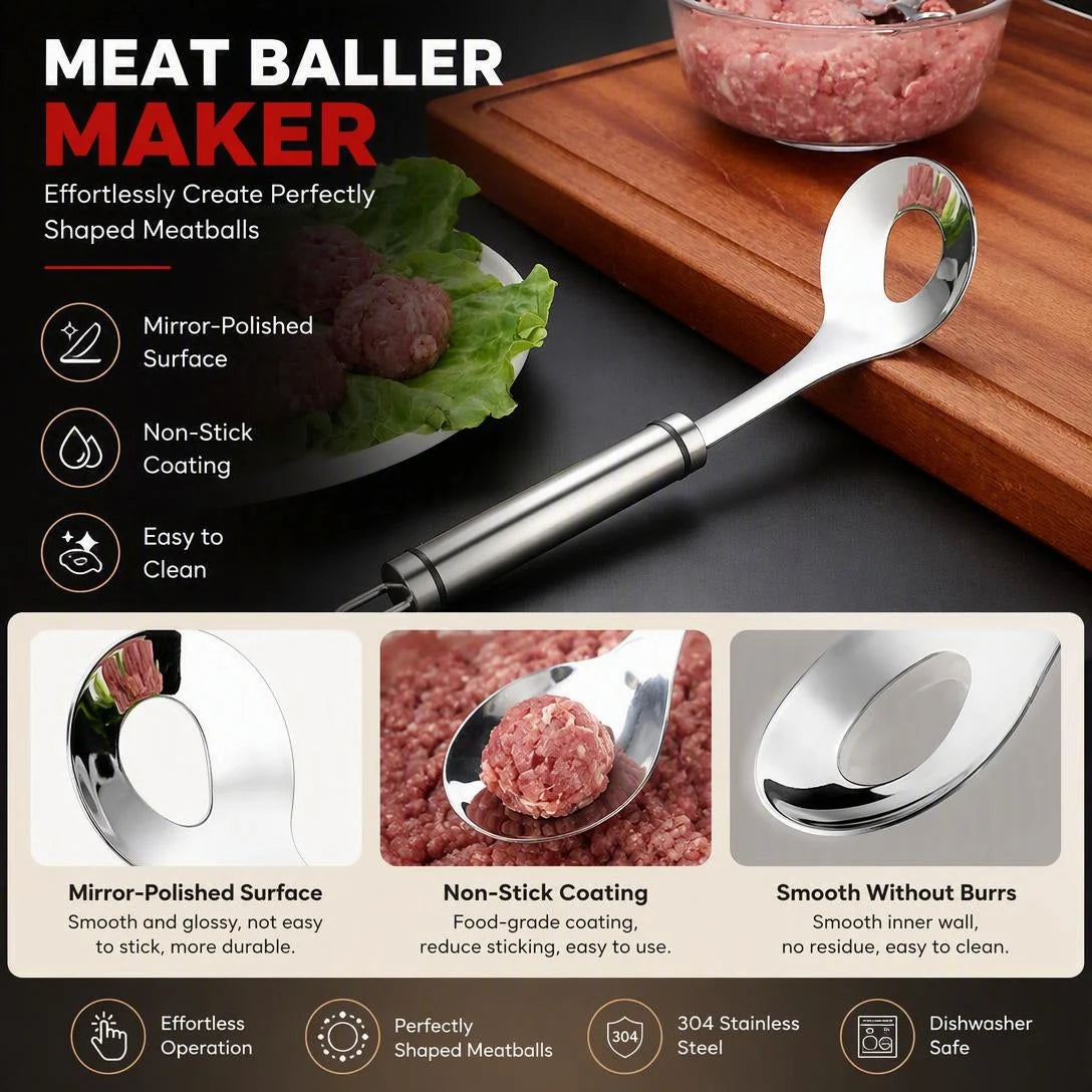 Stainless Steel Meatball Scoop Ball Maker Tool
