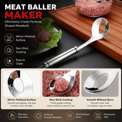 Stainless Steel Meatball Scoop Ball Maker Tool