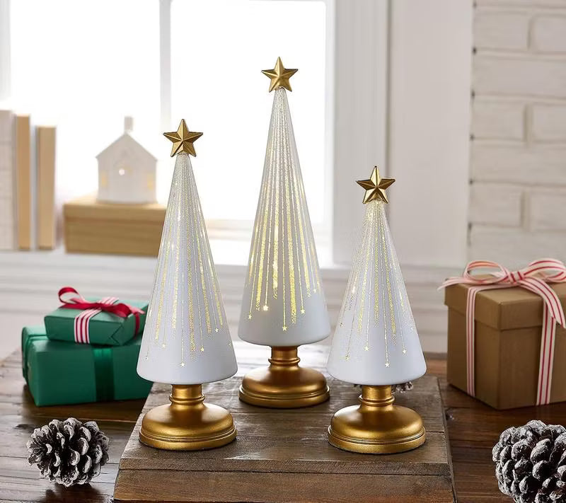 Christmas Sale 49% off -Three-piece luminous starry night tree set