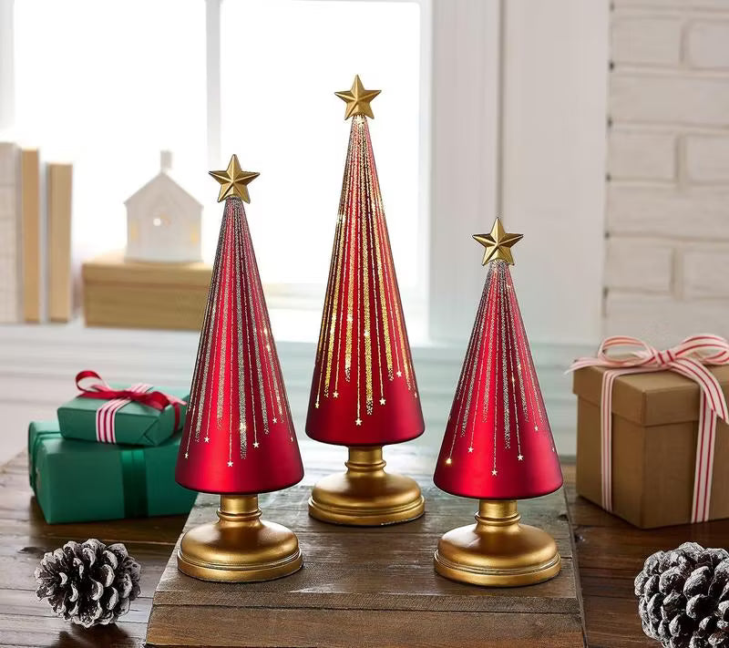 Christmas Sale 49% off -Three-piece luminous starry night tree set