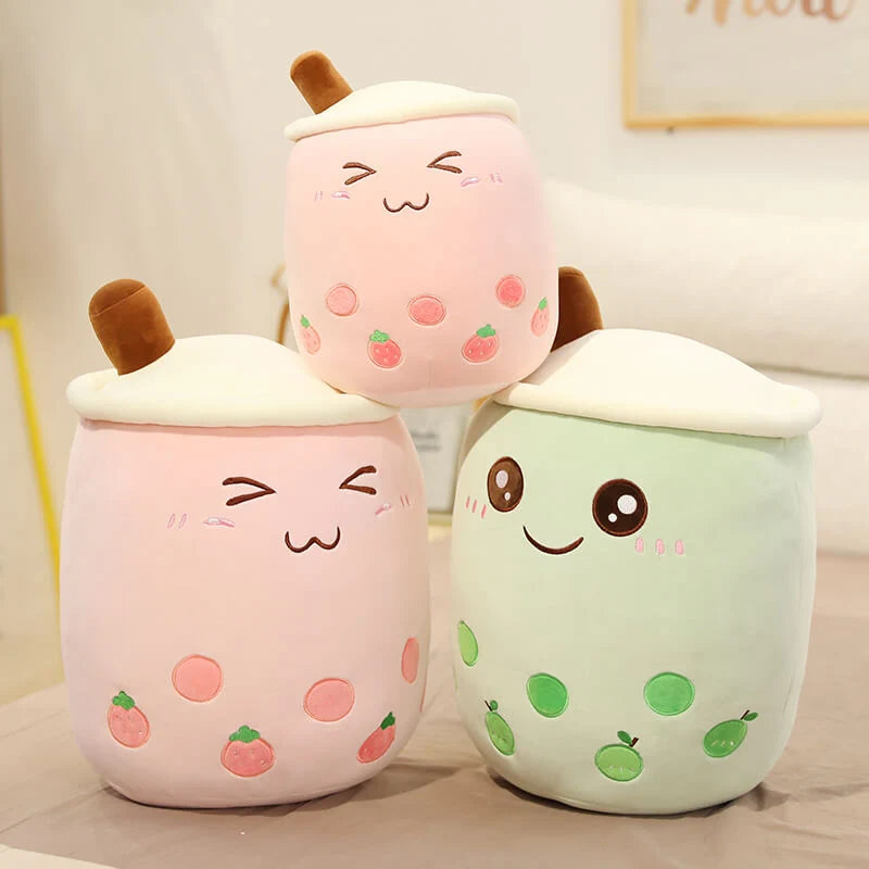 Kawaii Matcha Bubble Tea Plush Toy