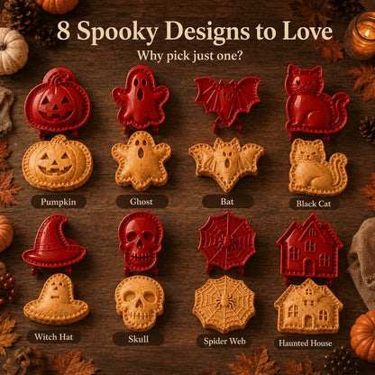 SpookEase — Halloween Mini Pie Mold Set