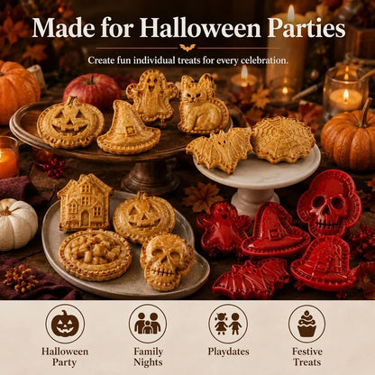 SpookEase — Halloween Mini Pie Mold Set