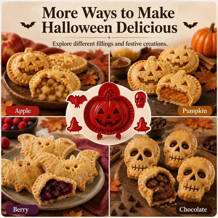 SpookEase — Halloween Mini Pie Mold Set