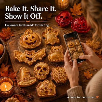 SpookEase — Halloween Mini Pie Mold Set