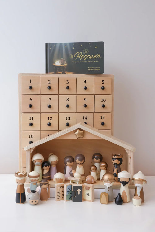 Nativity Advent Calendar 2026 – 24-Day Christmas Countdown with Nativity Figures