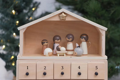 Nativity Advent Calendar 2026 – 24-Day Christmas Countdown with Nativity Figures