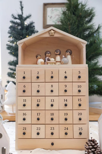 Nativity Advent Calendar 2026 – 24-Day Christmas Countdown with Nativity Figures