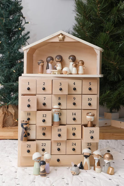 Nativity Advent Calendar 2026 – 24-Day Christmas Countdown with Nativity Figures