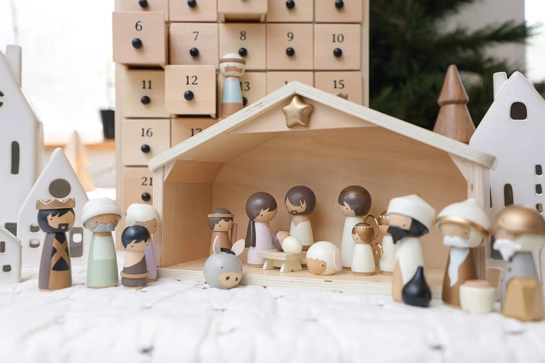 Nativity Advent Calendar 2026 – 24-Day Christmas Countdown with Nativity Figures
