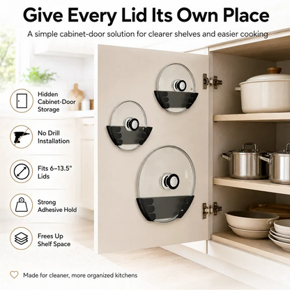 Adhesive Pot Lid Holders