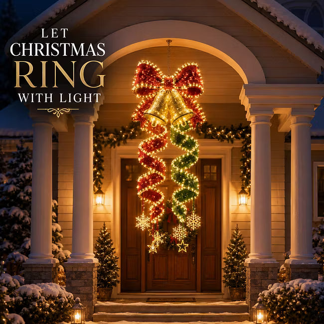 Christmas Magic Spiral Hanging LED Light Collection