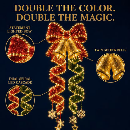 Christmas Magic Spiral Hanging LED Light Collection