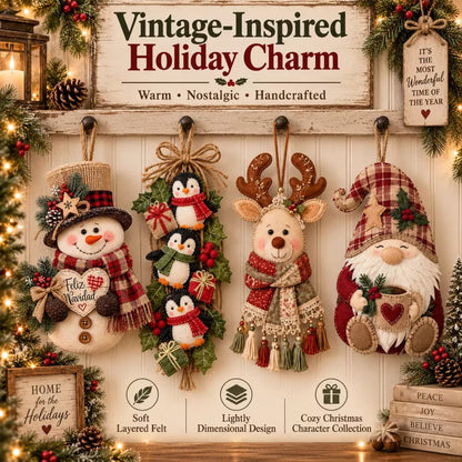 Vintage Christmas Character Door Hangers