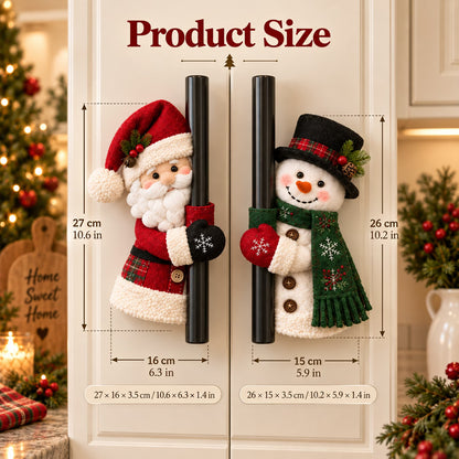 Christmas Santa & Snowman Handle Huggers – Set of 2
