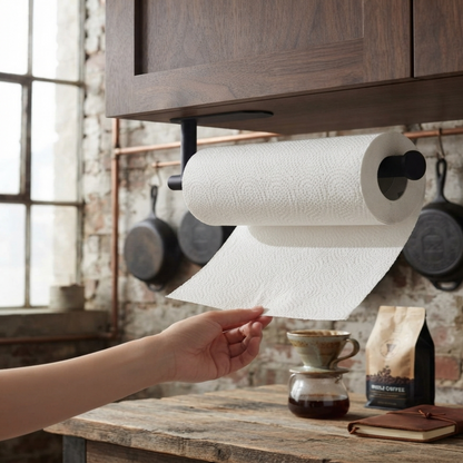 Adhesive Kitchen Paper Towel Holder