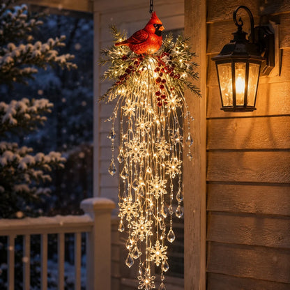 Christmas Hanging Snowflake & Crystal LED Light
