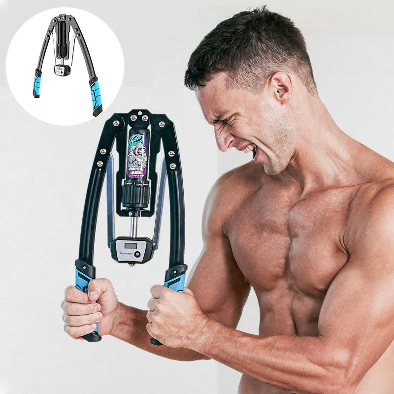 Adjustable Hydraulic Arm Strength Trainer (with LED counter)