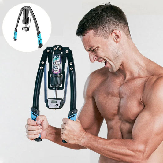 Adjustable Hydraulic Arm Strength Trainer (with LED counter)