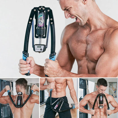 Adjustable Hydraulic Arm Strength Trainer (with LED counter)