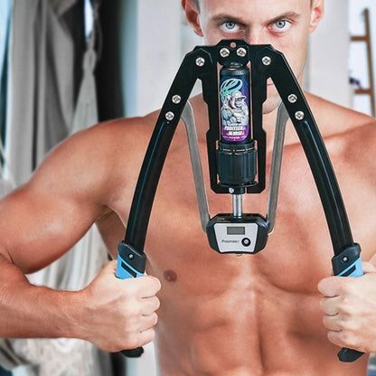 Adjustable Hydraulic Arm Strength Trainer (with LED counter)