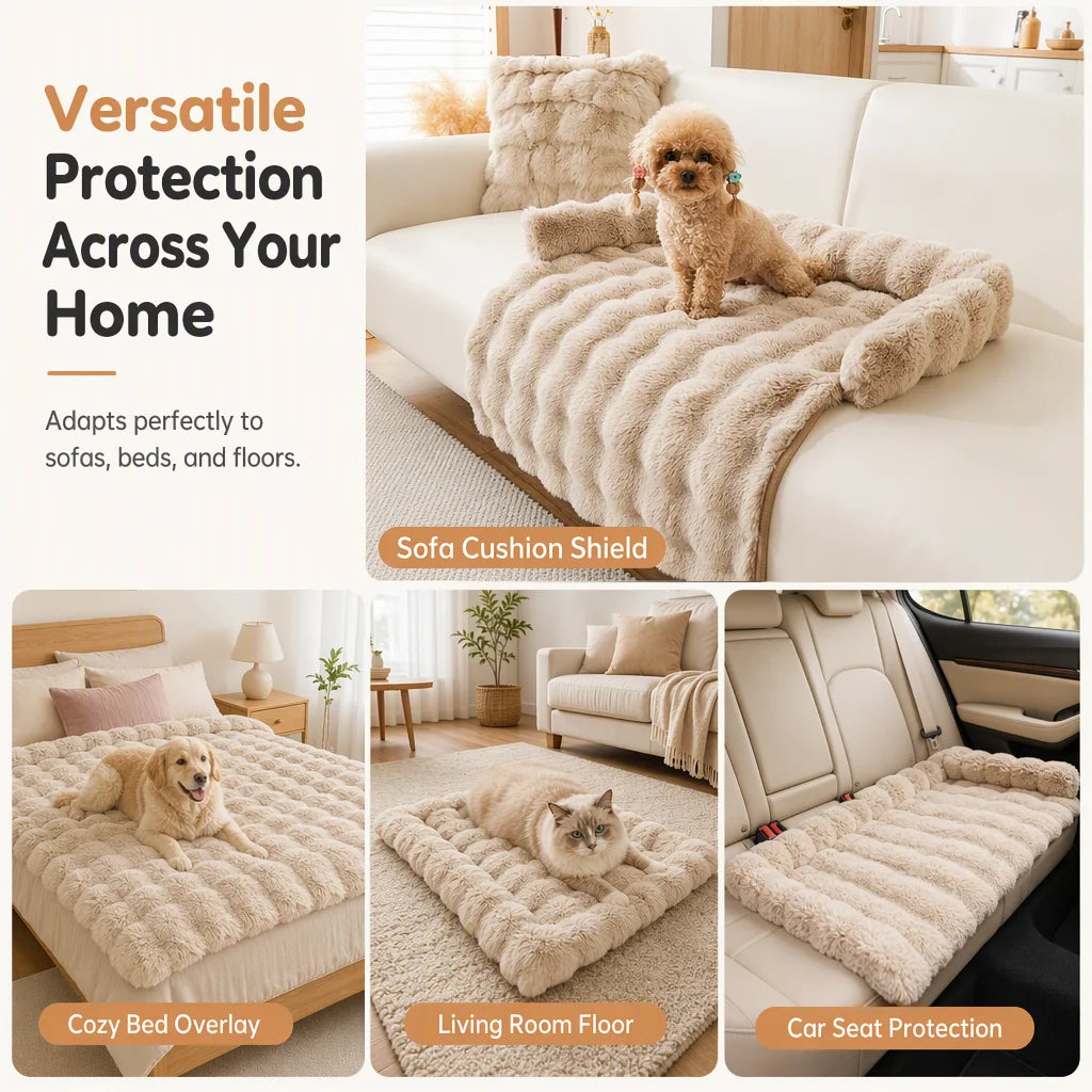 Plush Pet Furniture Protector