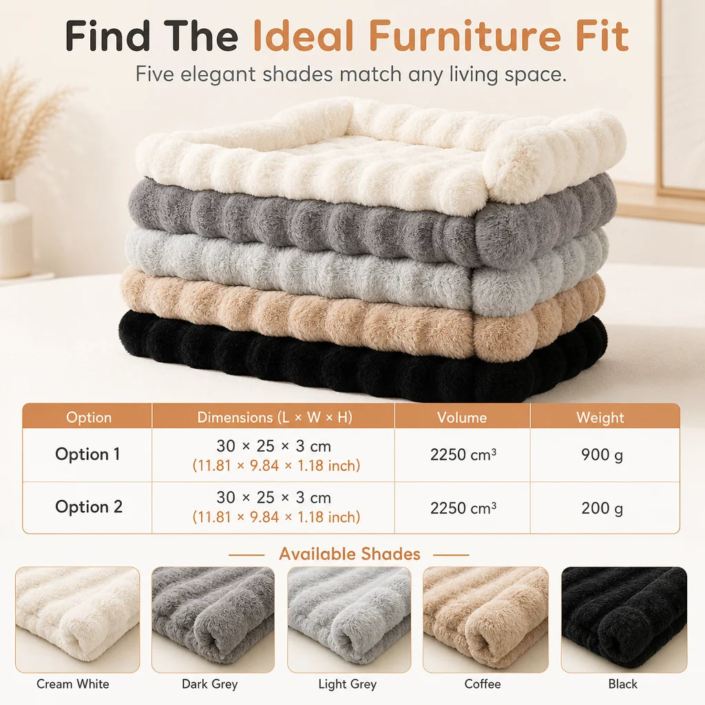 Plush Pet Furniture Protector