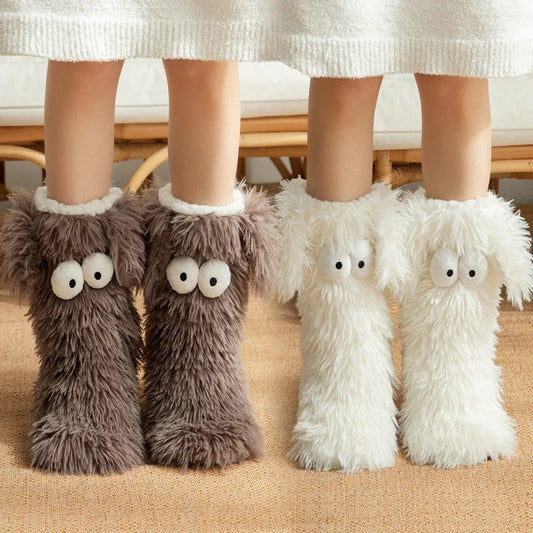 Plush Slippers Socks