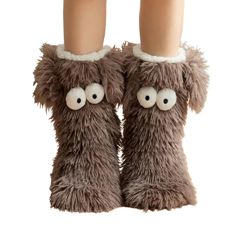 Plush Slippers Socks
