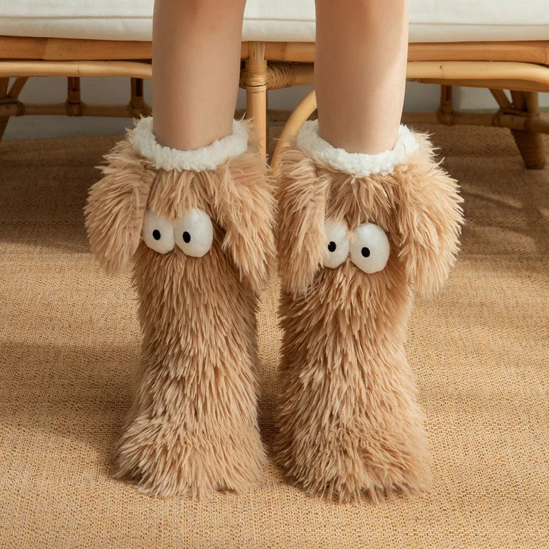 Plush Slippers Socks