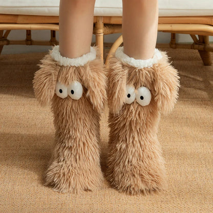 Plush Slippers Socks