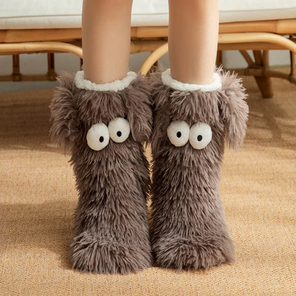 Plush Slippers Socks