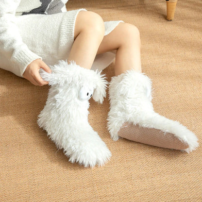 Plush Slippers Socks