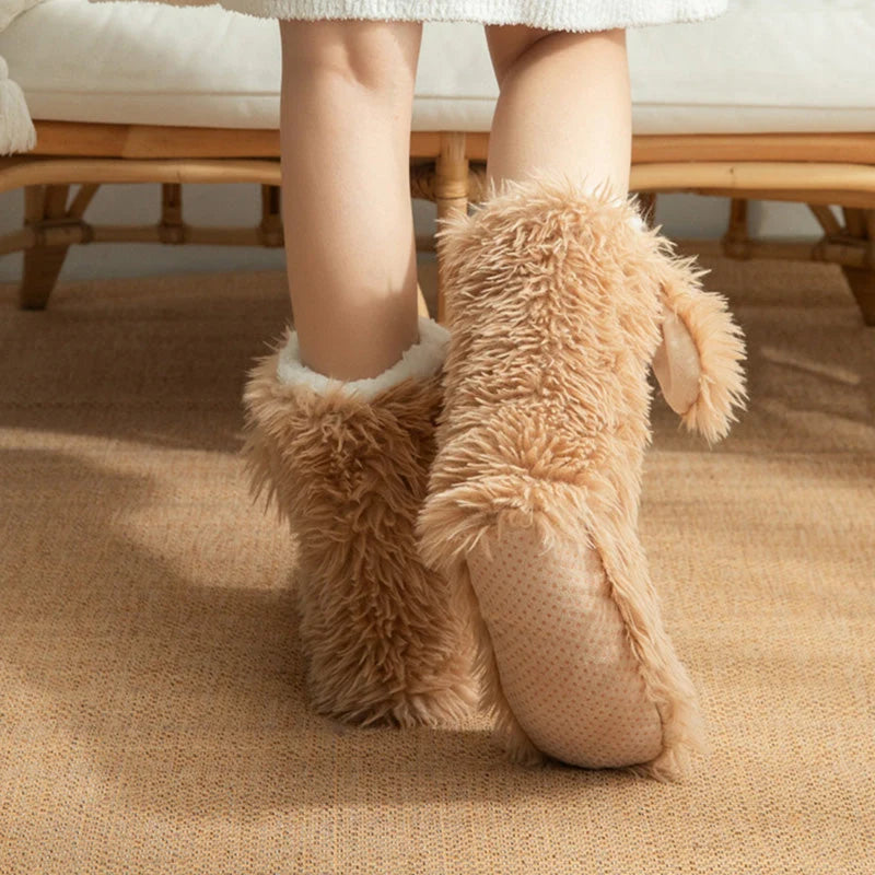 Plush Slippers Socks