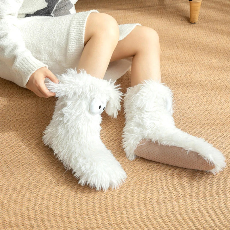 Plush Slippers Socks