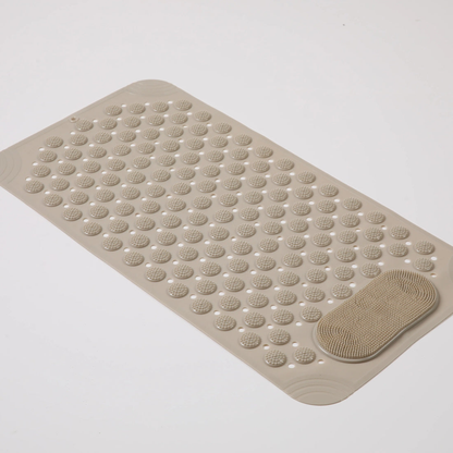 Non-Slip Shower Mat with Foot Massage & Drain Holes