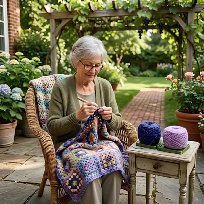 Portable Yarn Holder for Crochet & Knitting