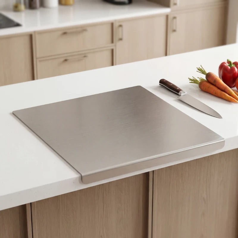 Stainless Steel Countertop Chopping Board