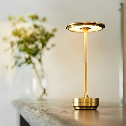 Luma Solis Cordless Minimalist Table Lamp - Rechargeable LED Accent Light