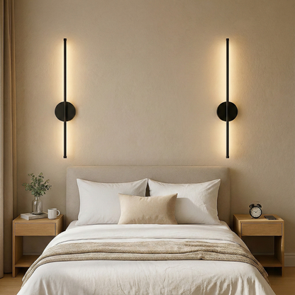 Luma Axis | Wireless LED Wall Sconce for Modern Living Room & Bedside