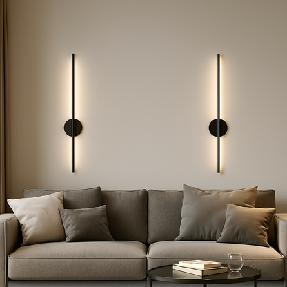 Luma Axis | Wireless LED Wall Sconce for Modern Living Room & Bedside
