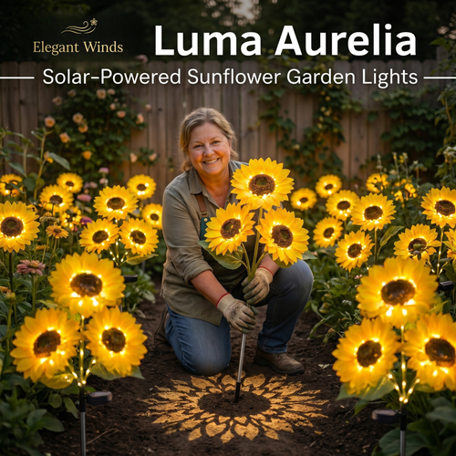 Luma Aurelia | Solar Outdoor Garden Lights for Yard & Pathway Decor